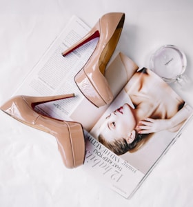 Nude Heeled Pumps