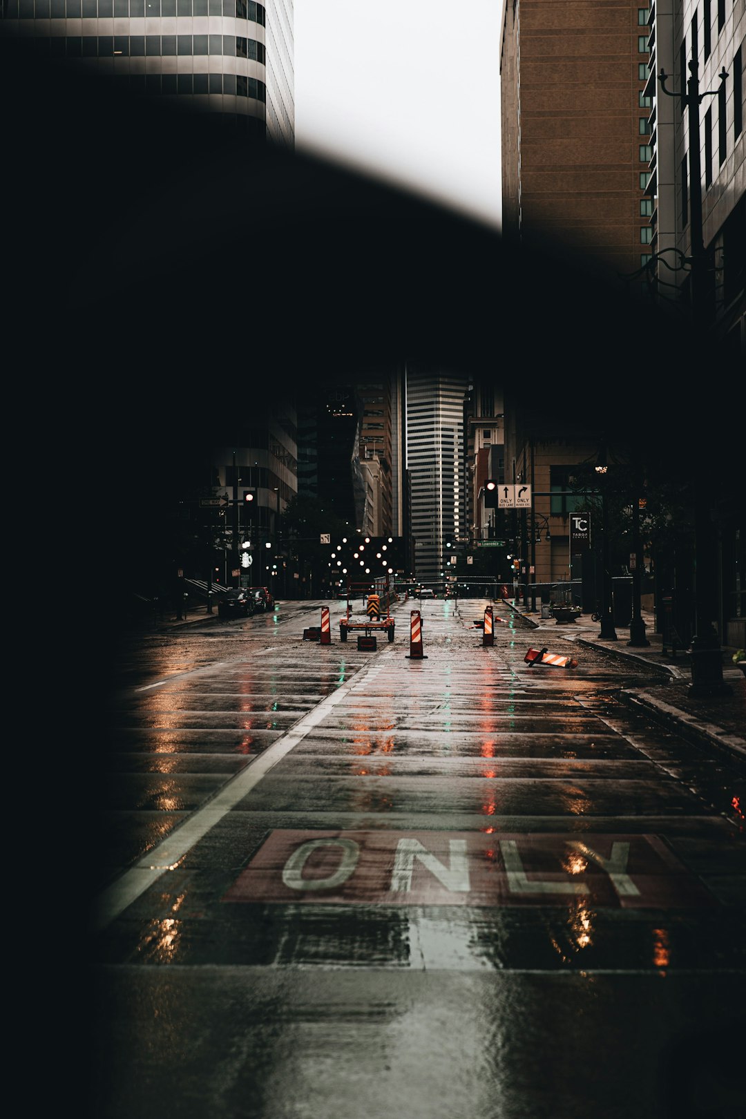 cars on road during night time