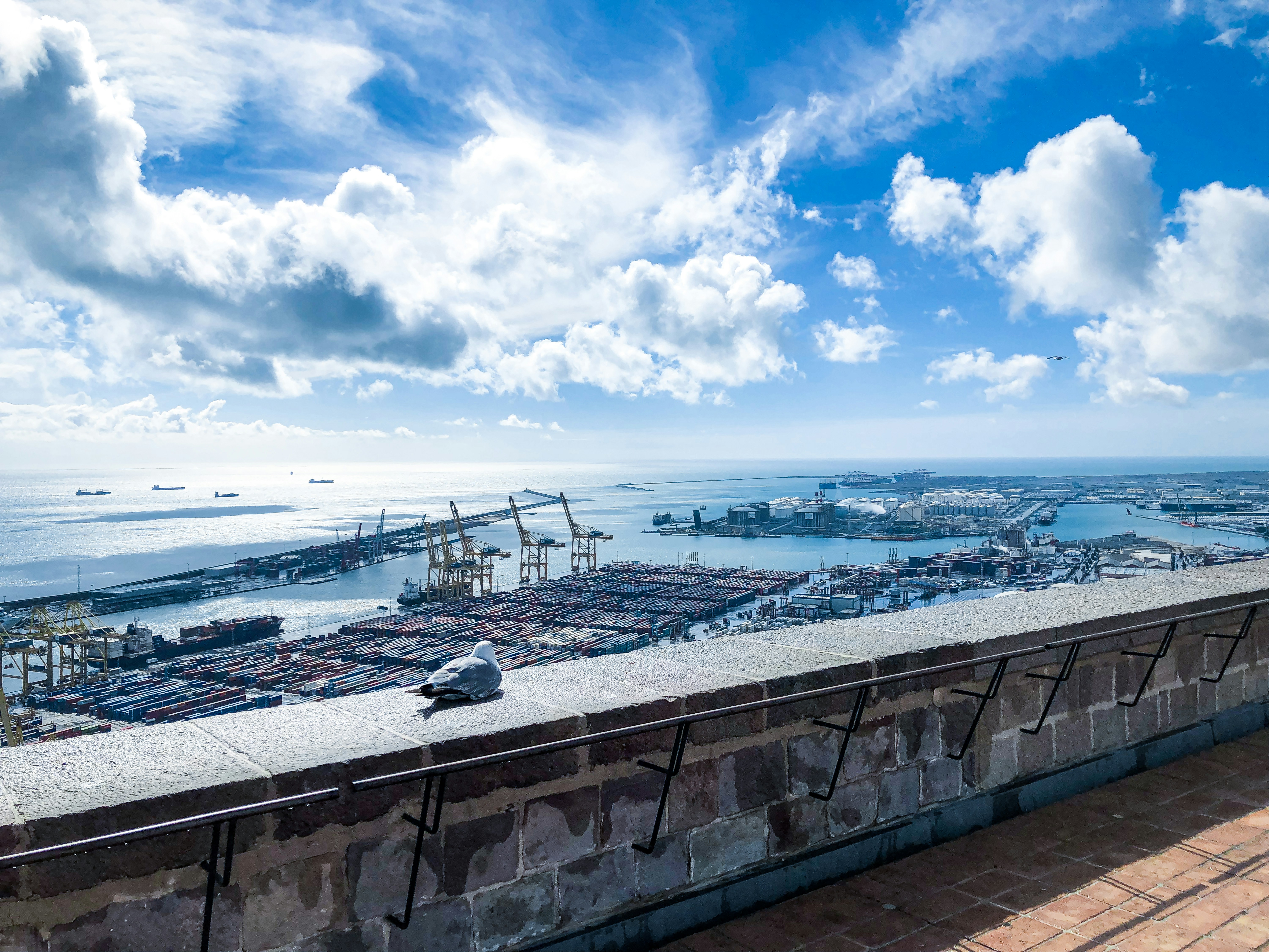 Montjuic Castle, Port view