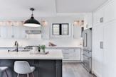 white wooden kitchen cabinet with sink and cabinet