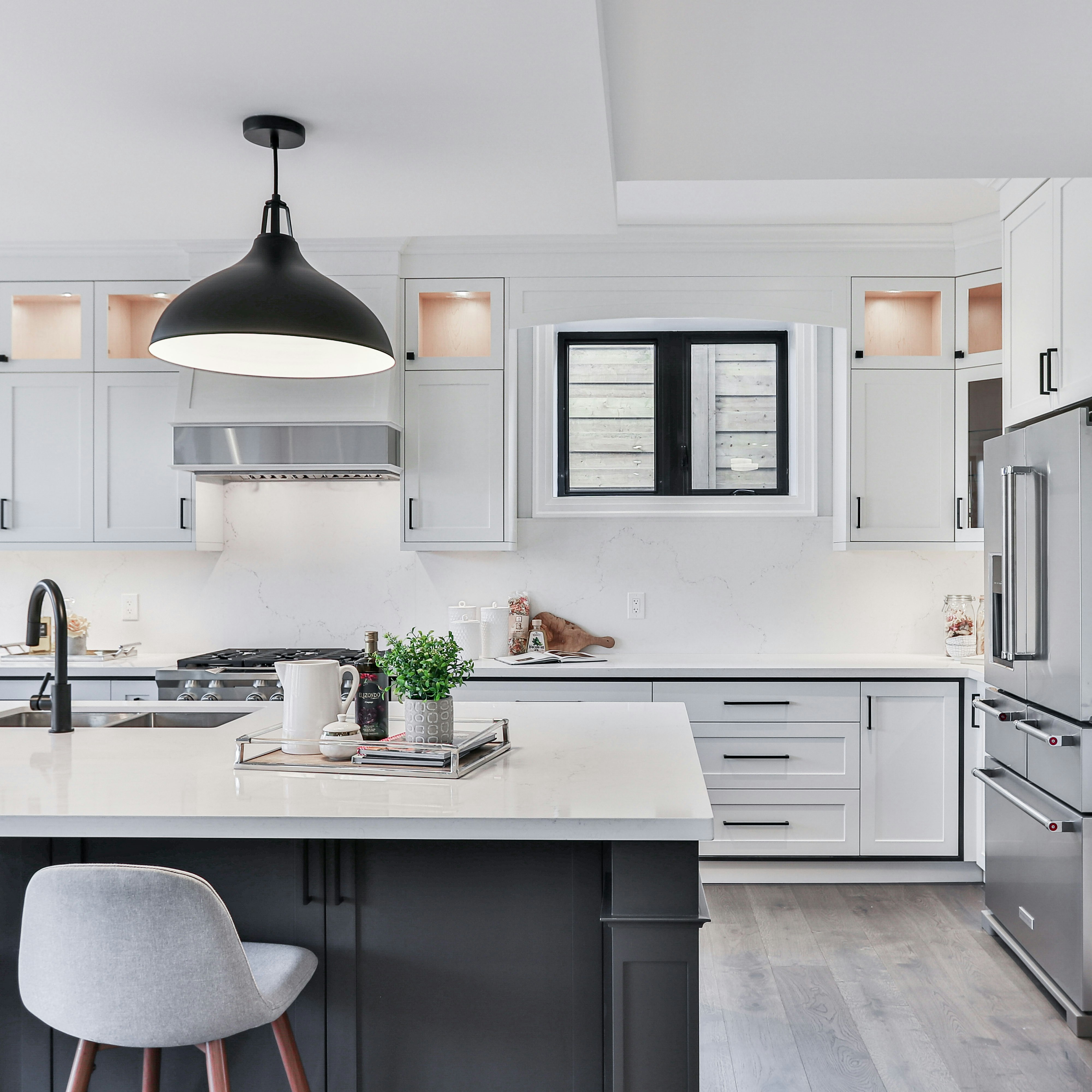 white wooden kitchen cabinet with sink and cabinet