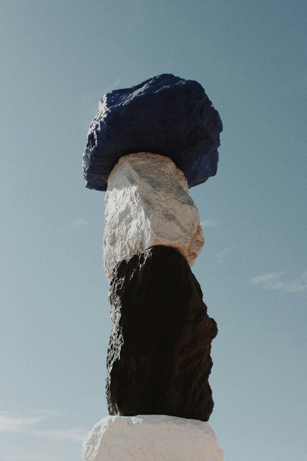 brown rock formation under blue sky during daytime