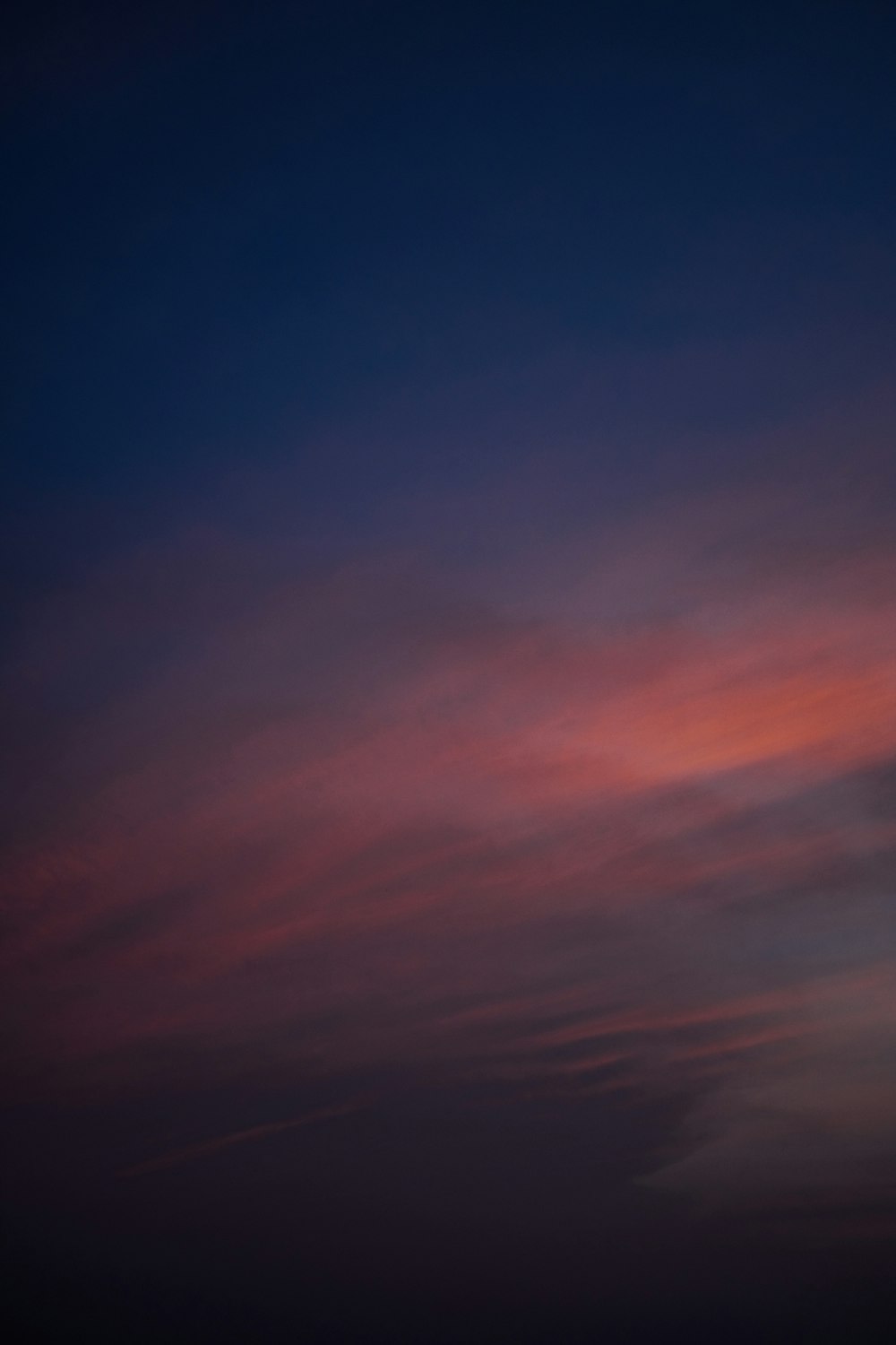 orange and blue cloudy sky