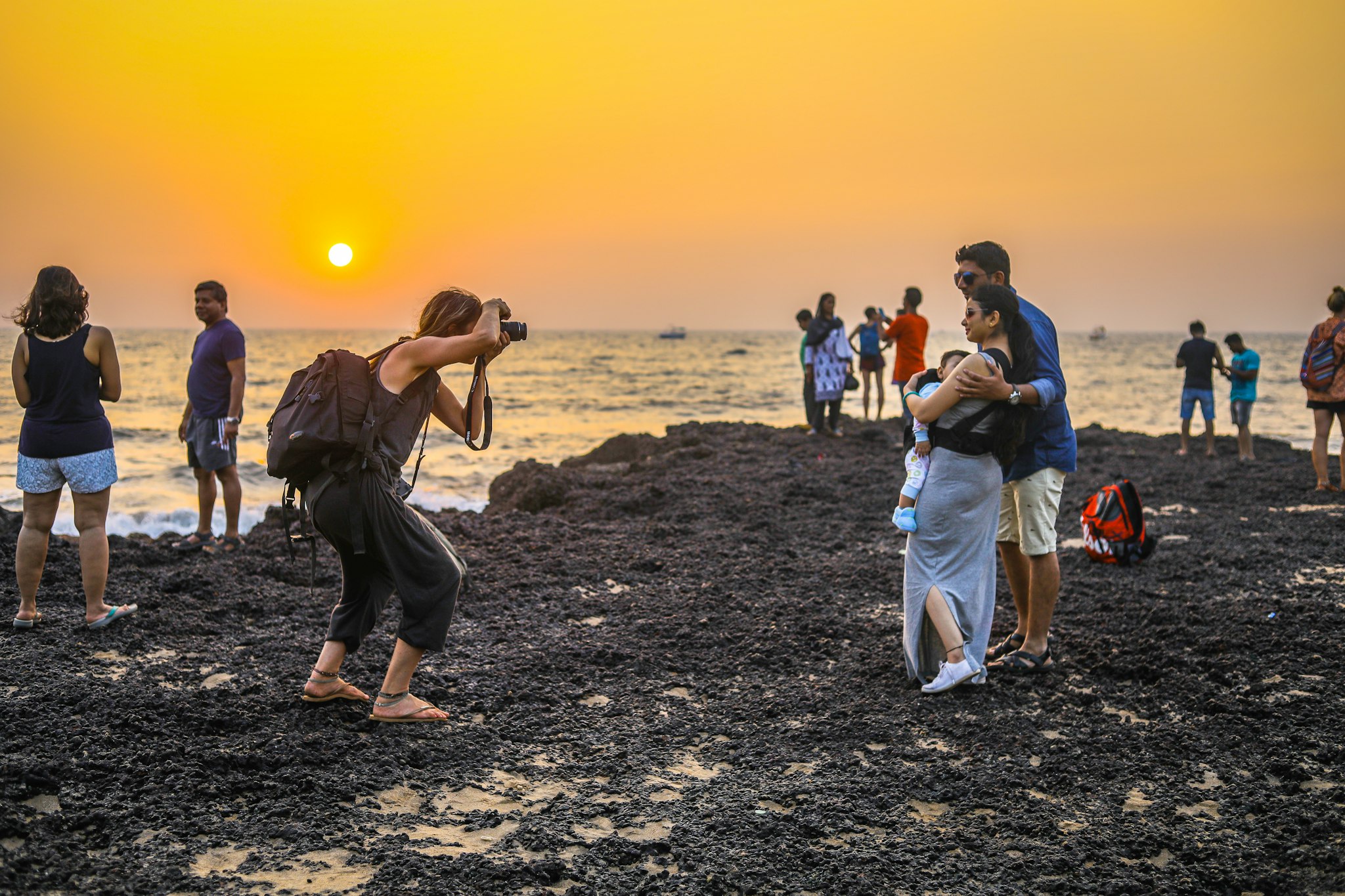 The Goa coast