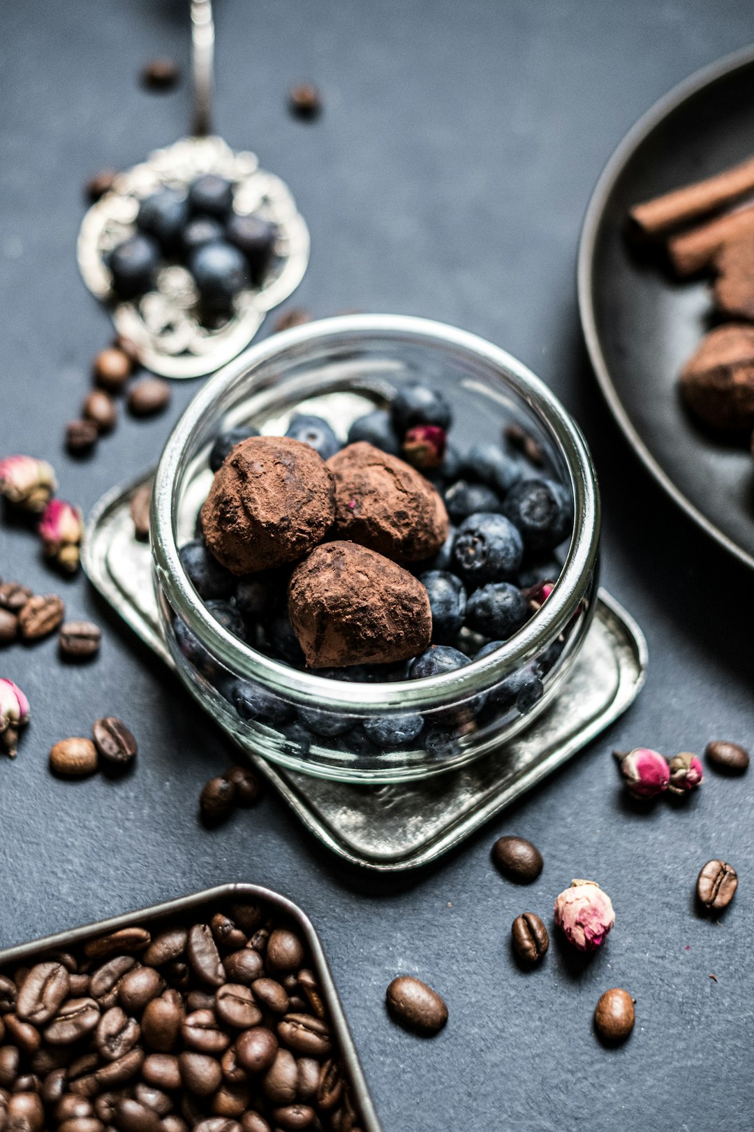 brown cookies on clear glass bowl