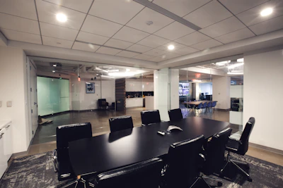 black leather office rolling chairs