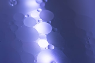 white and blue light fixture