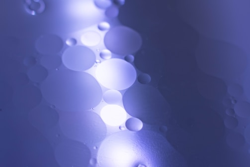 white and blue light fixture