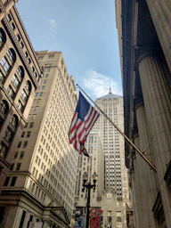 us a flag on pole