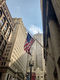 us a flag on pole