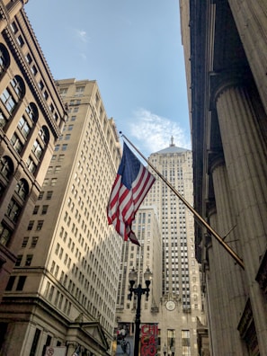 us a flag on pole
