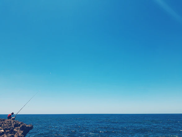 brown boat on sea under blue sky during daytime