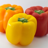 red and yellow bell pepper