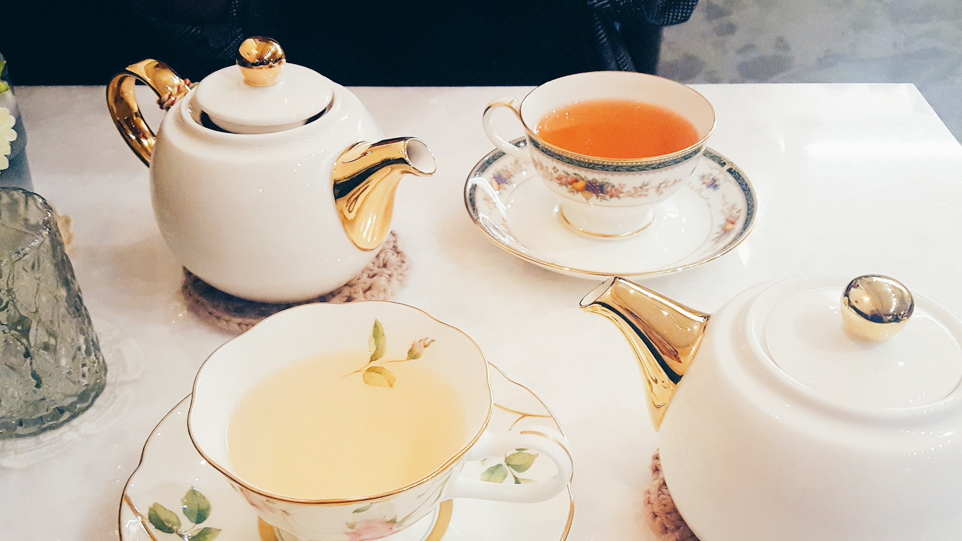 woman holding dried flower
