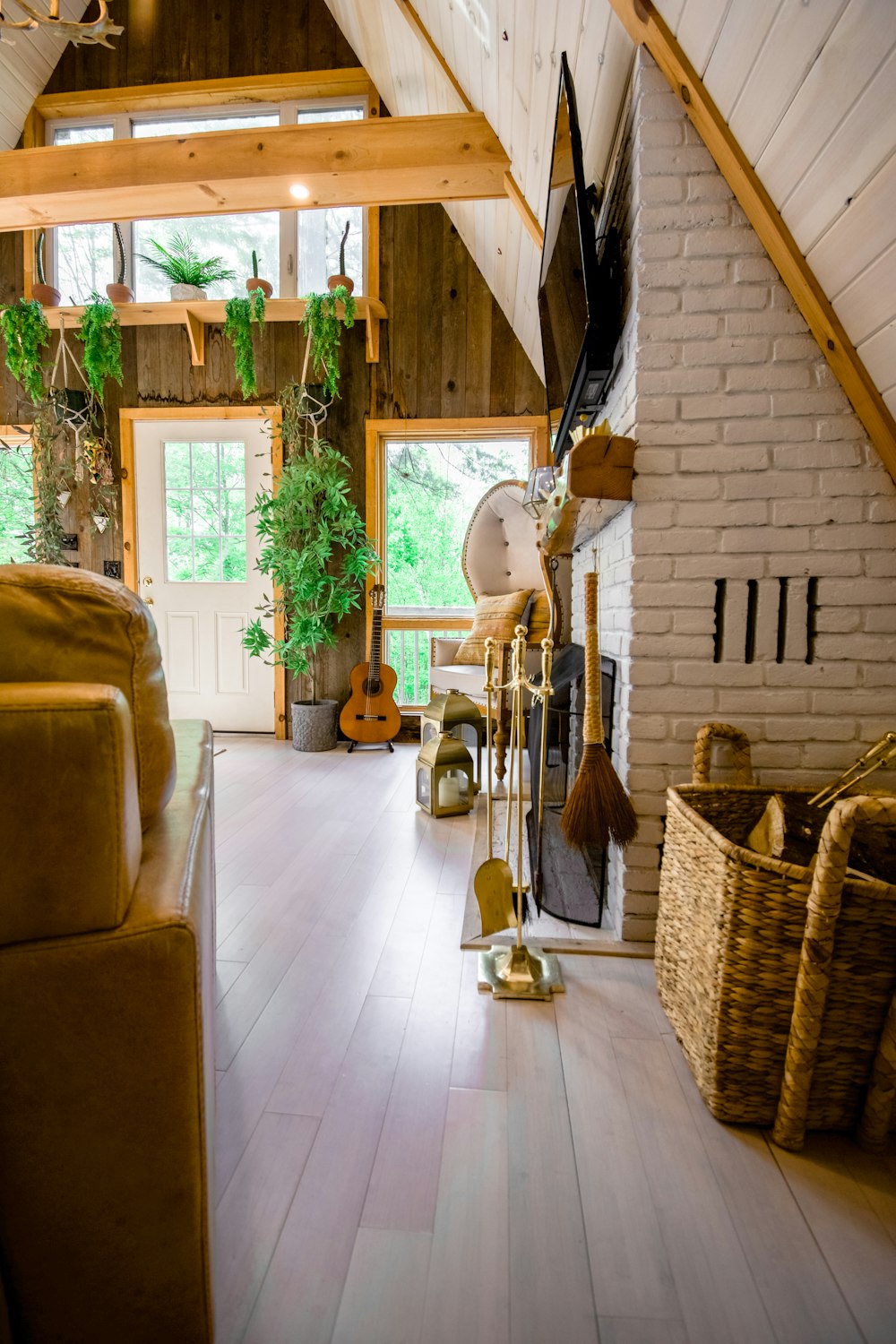 brown wooden chairs and table