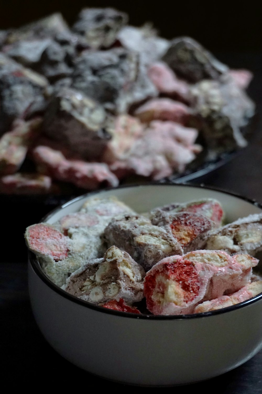 raw meat on white ceramic plate