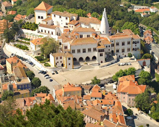 white and brown concrete houses during daytime in Sintra-Cascais Natural Park Portugal