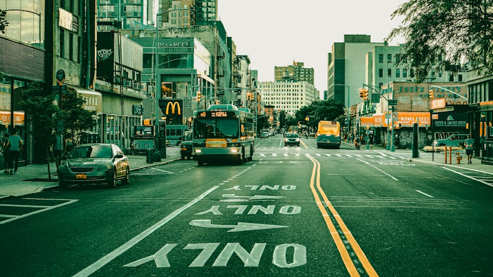 cars on road in city during daytime