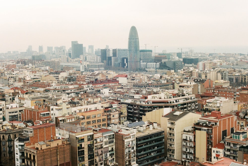 aerial view of city buildings during daytime