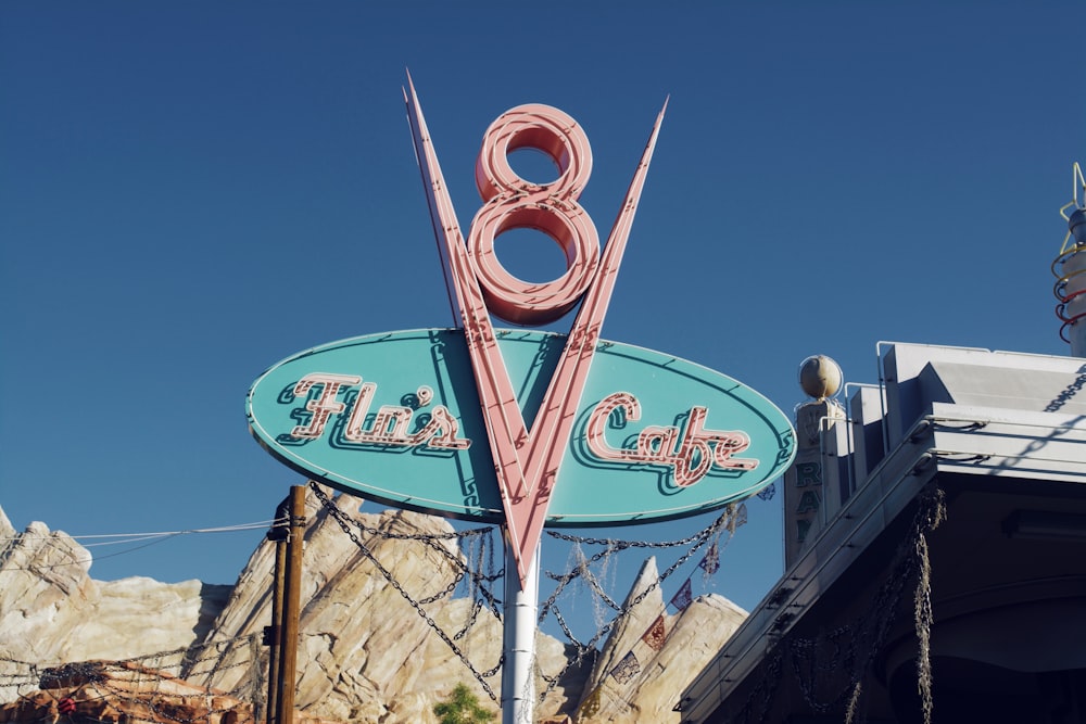 red and white UNKs neon signage