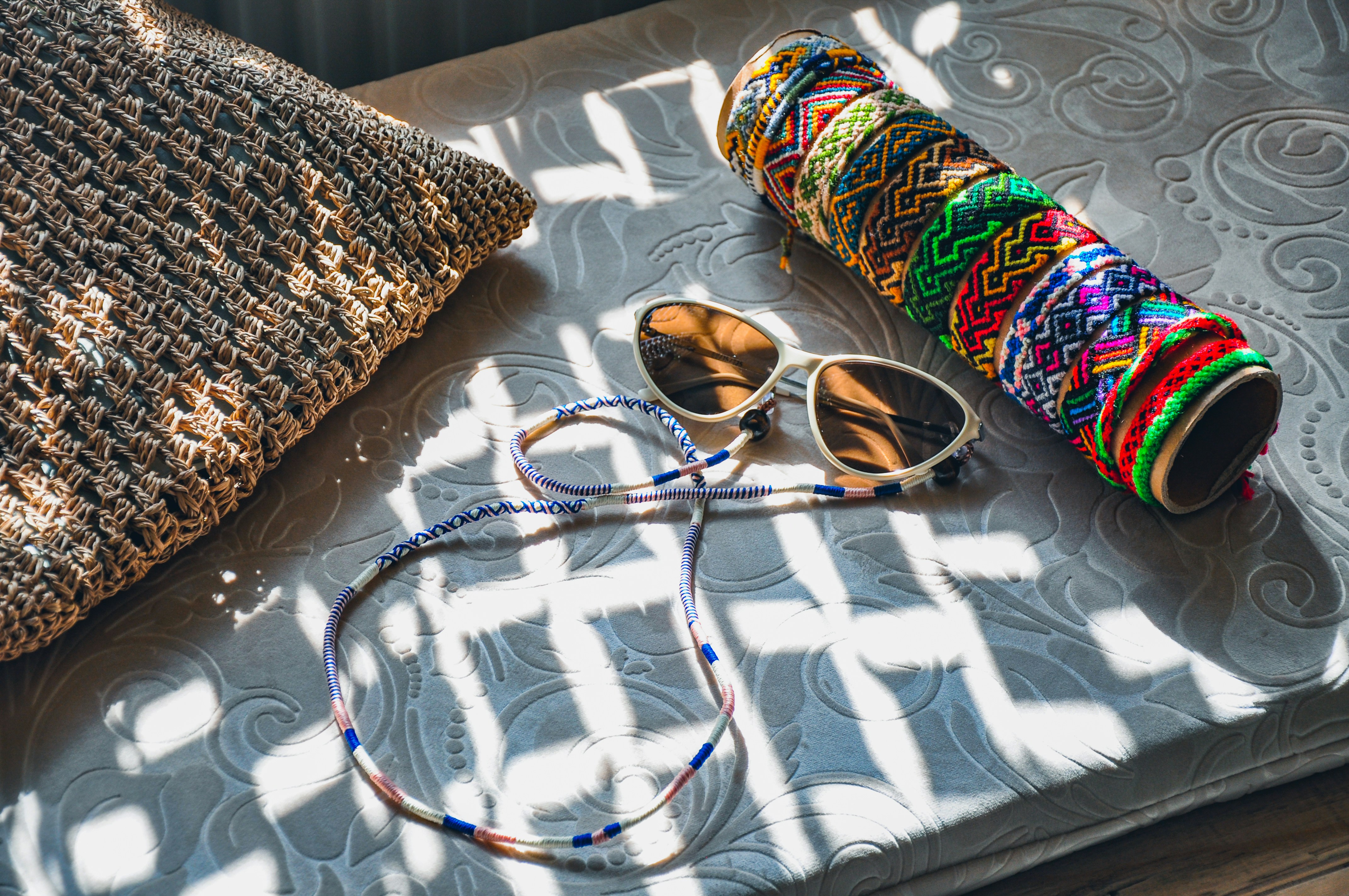 Cozy Boho Throw Pillow