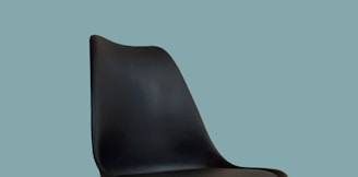 black and brown wooden chair