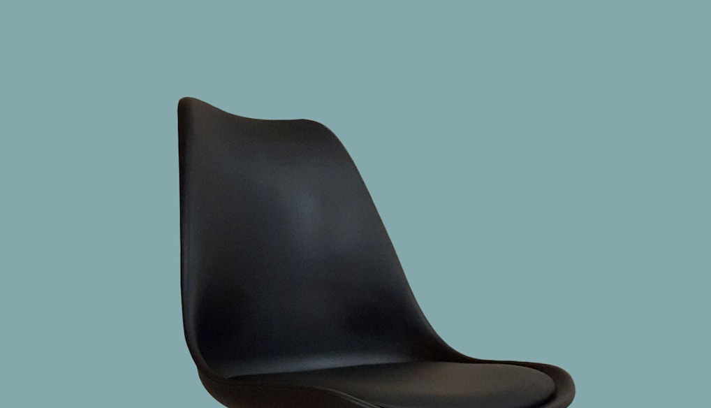 black and brown wooden chair