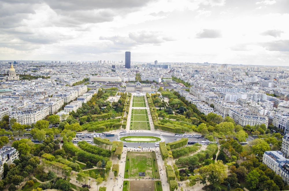 aerial view of city buildings during daytime