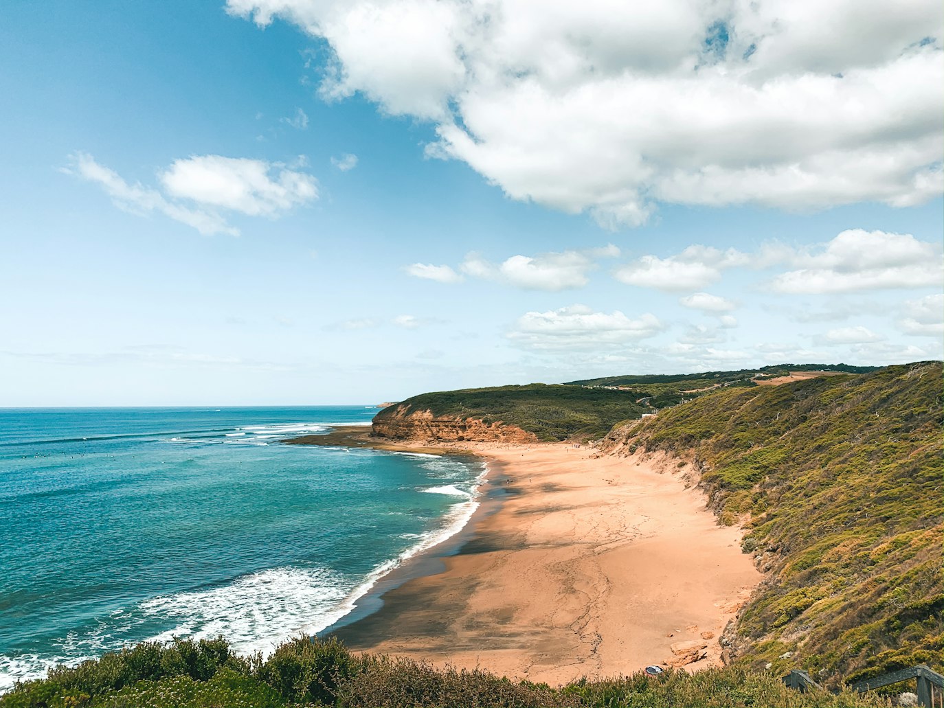 Bells Beach Victoria surfing amphitheatre cliffs