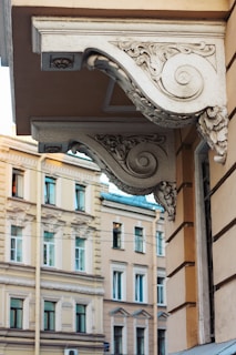 brown and white concrete building