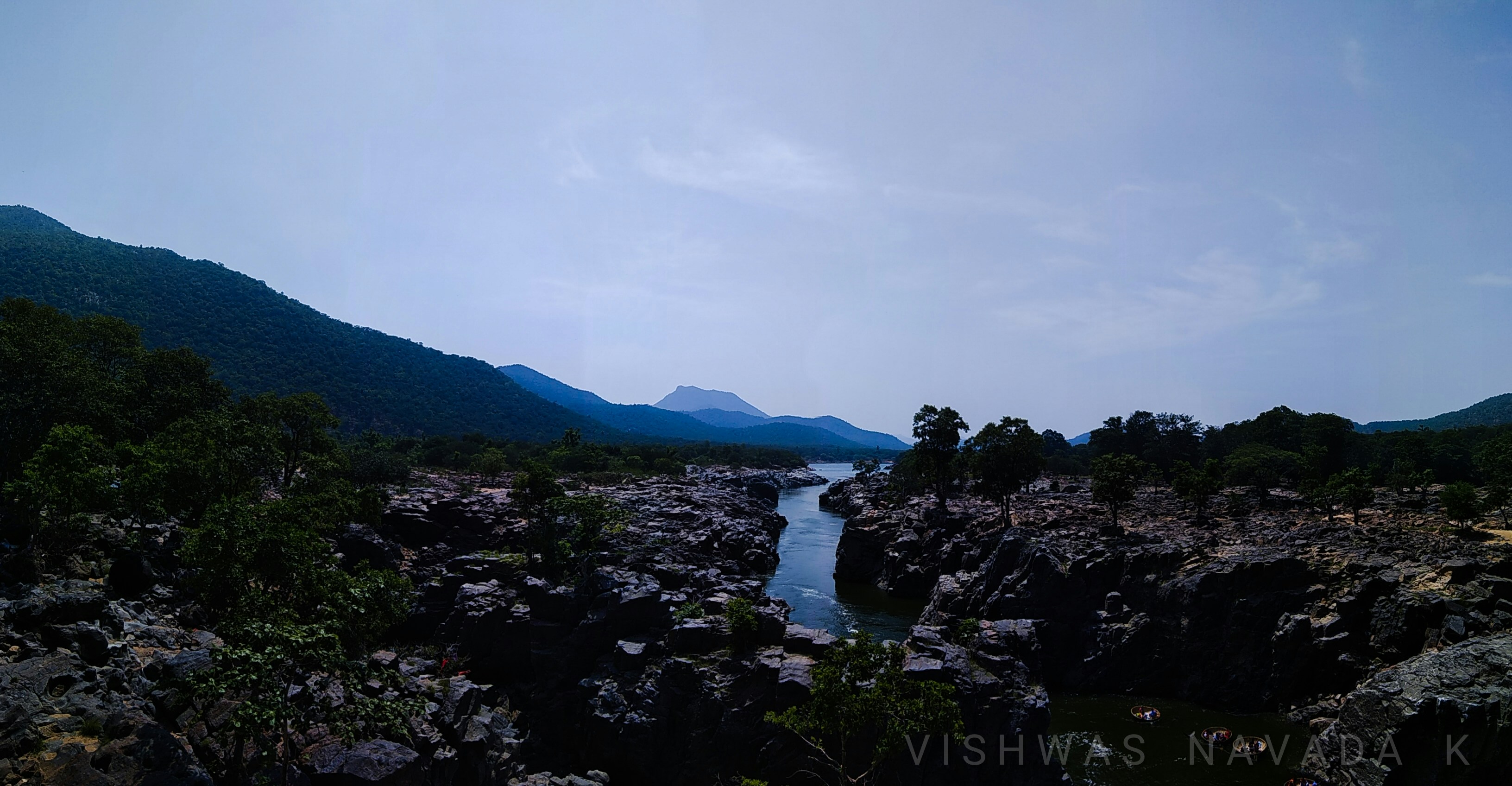 Hill Ranges at Hogenakkal Falls, Tamil Nadu