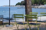 A tranquil outdoor area with comfortable seating for relaxation.