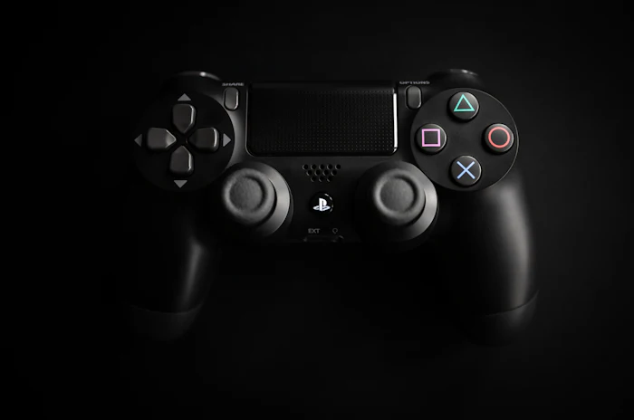 Controller on black