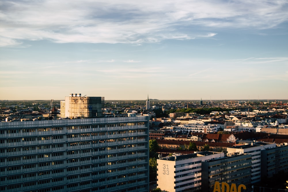 aerial view of city buildings during daytime