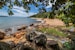 brown rocks on seashore during daytime