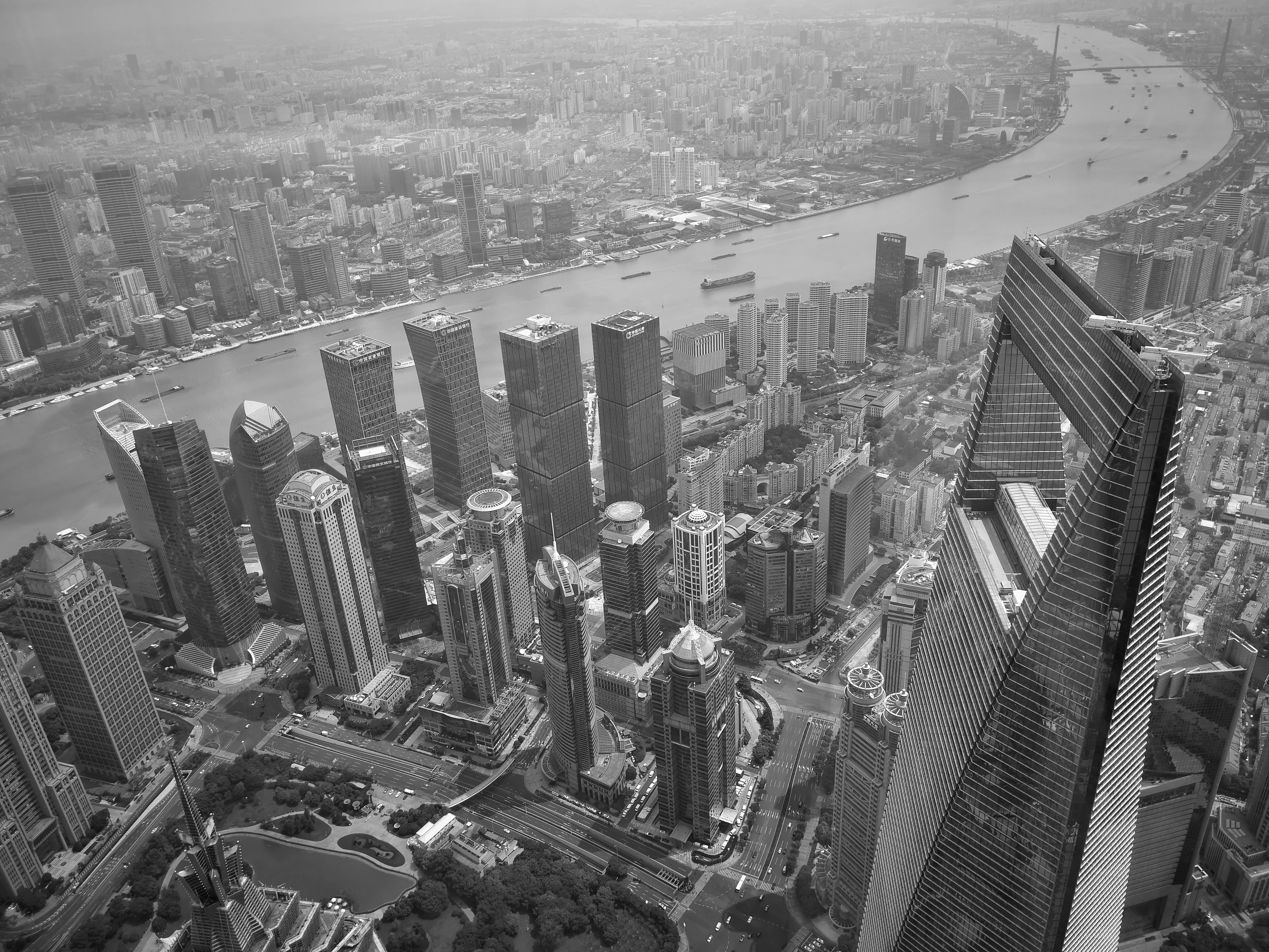 Grayscale photo of city buildings photo – Free Grey Image on Unsplash