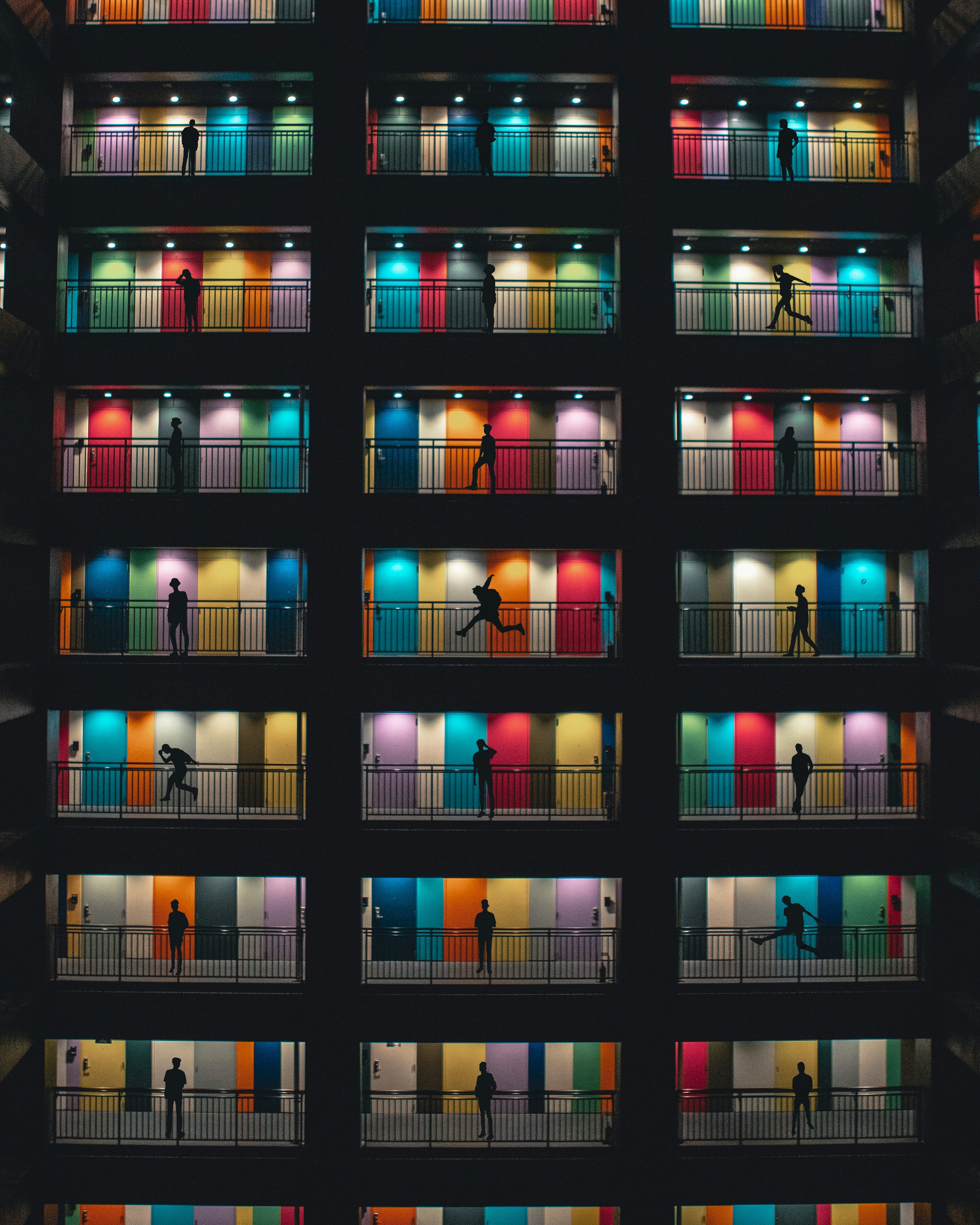 Organized wardrobe
