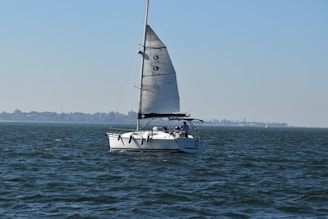 white sailboat on sea during daytime