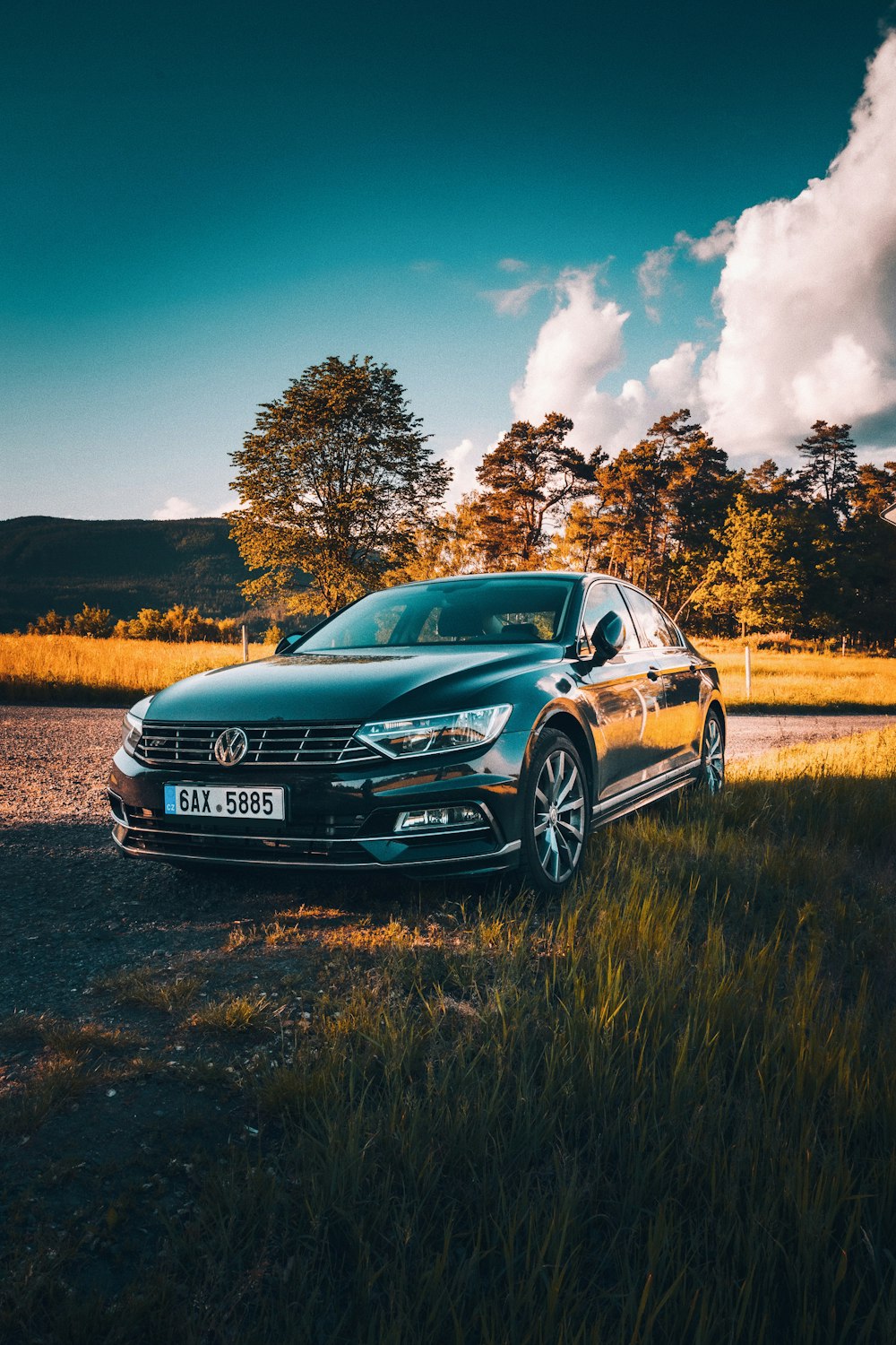 blue mercedes benz coupe on brown grass field during daytime