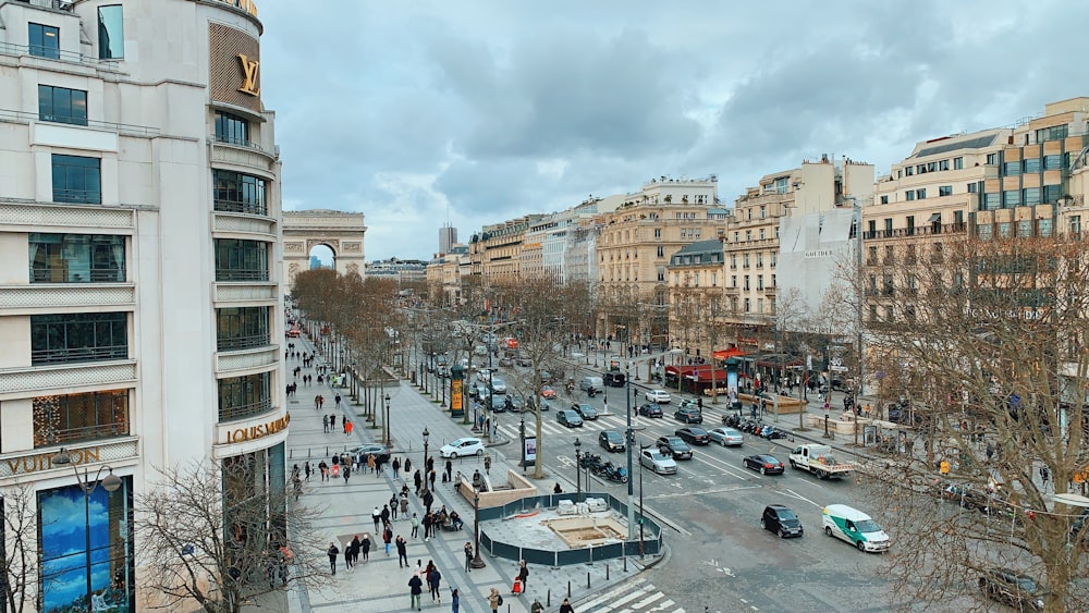 people walking on street near buildings during daytime