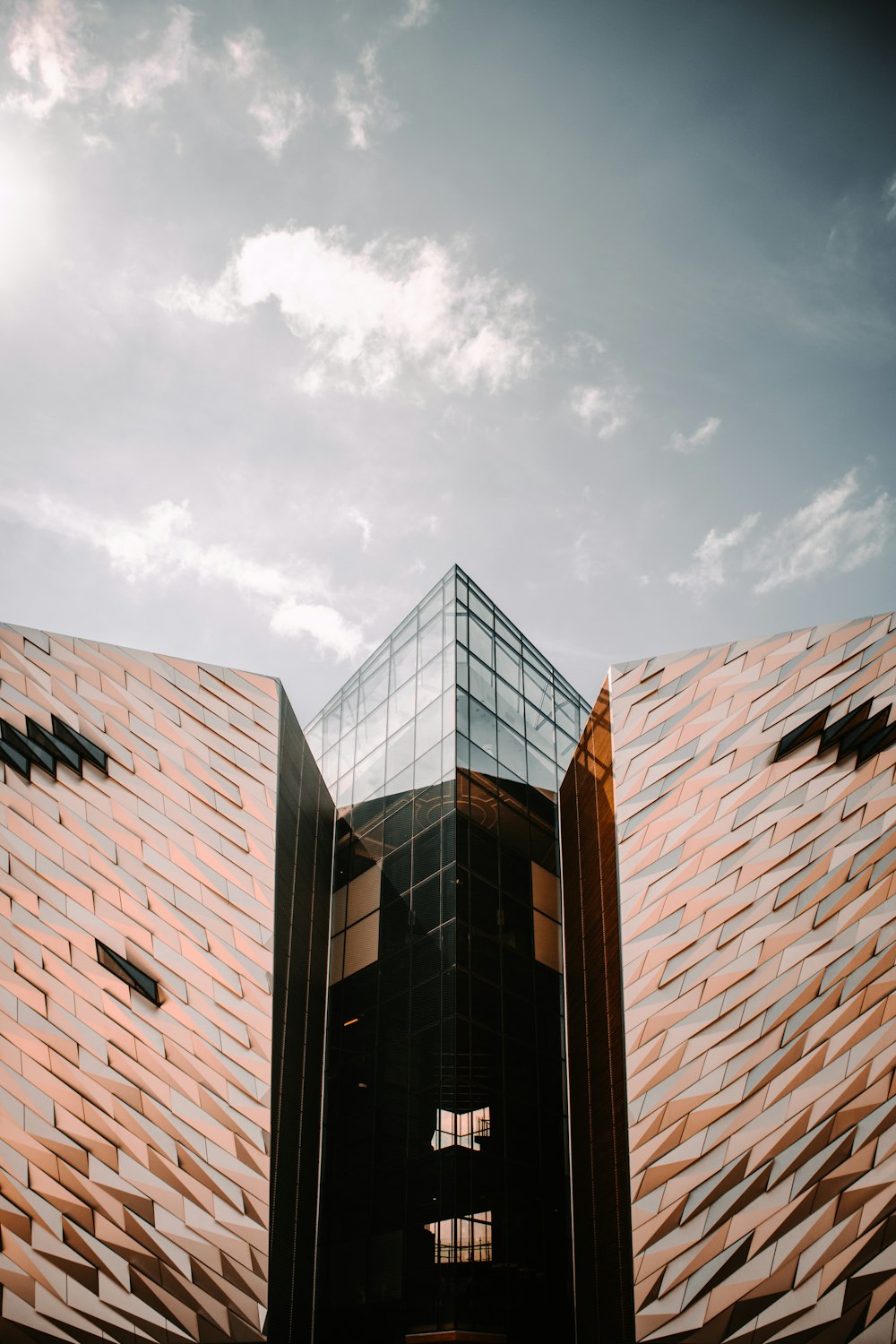 brown and white concrete building