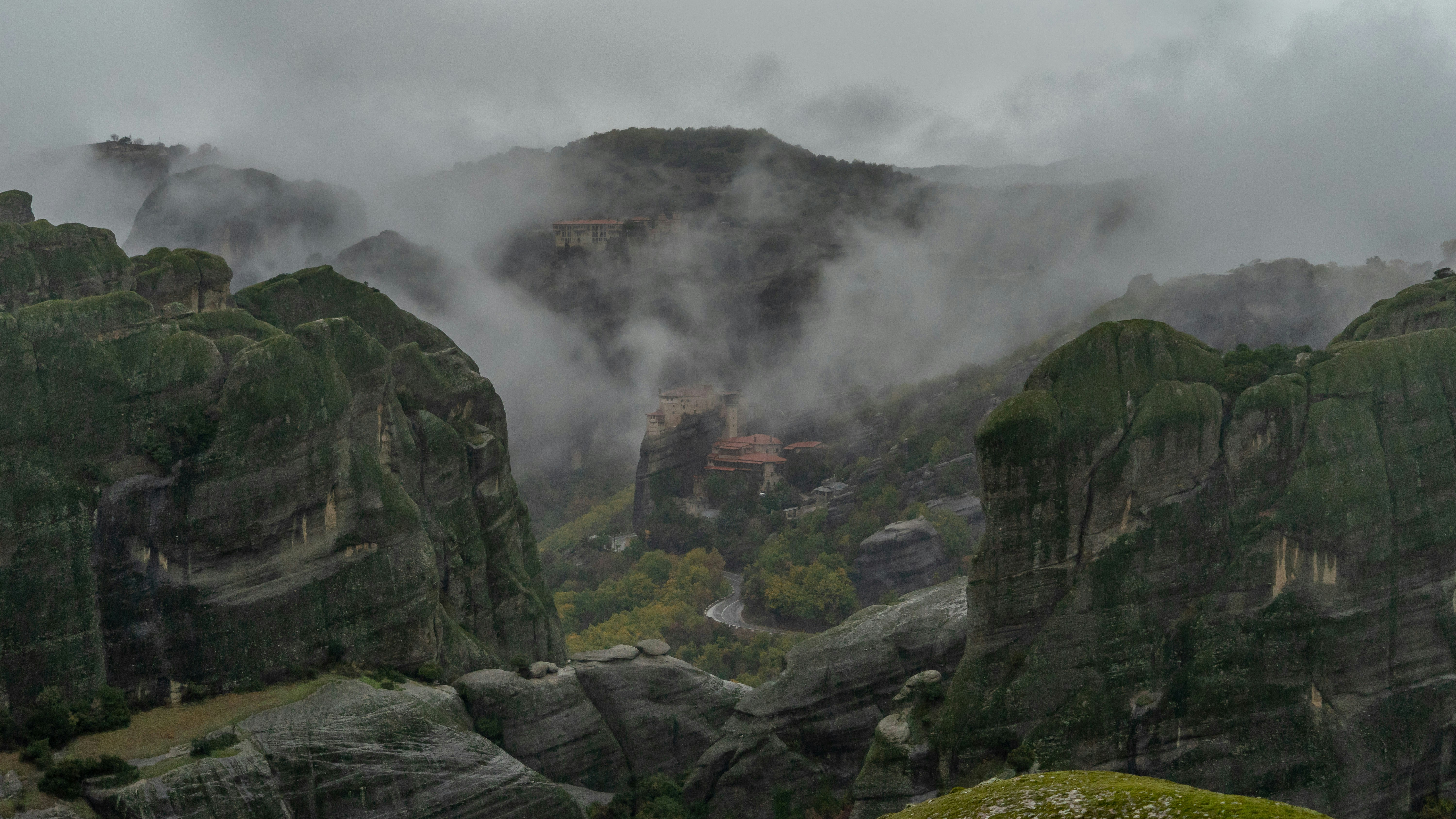 How Monks Actually Climbed These Impossible Rocks - Meteora pillar monasteries Greece