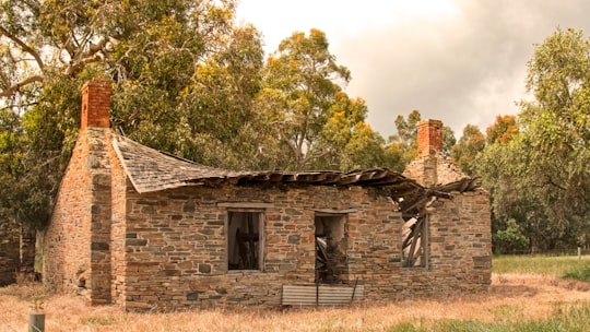 brown brick house near green trees during daytime in Parawa South Australia Australia