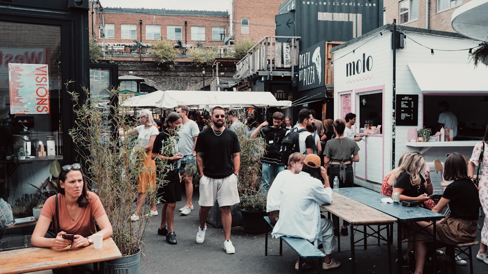 people standing on street during daytime