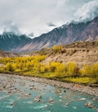 green and brown mountains under white clouds during daytime
