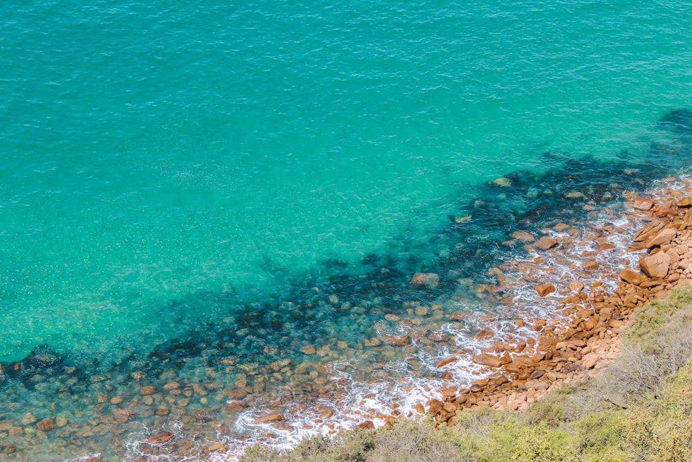 aerial view of body of water during daytime