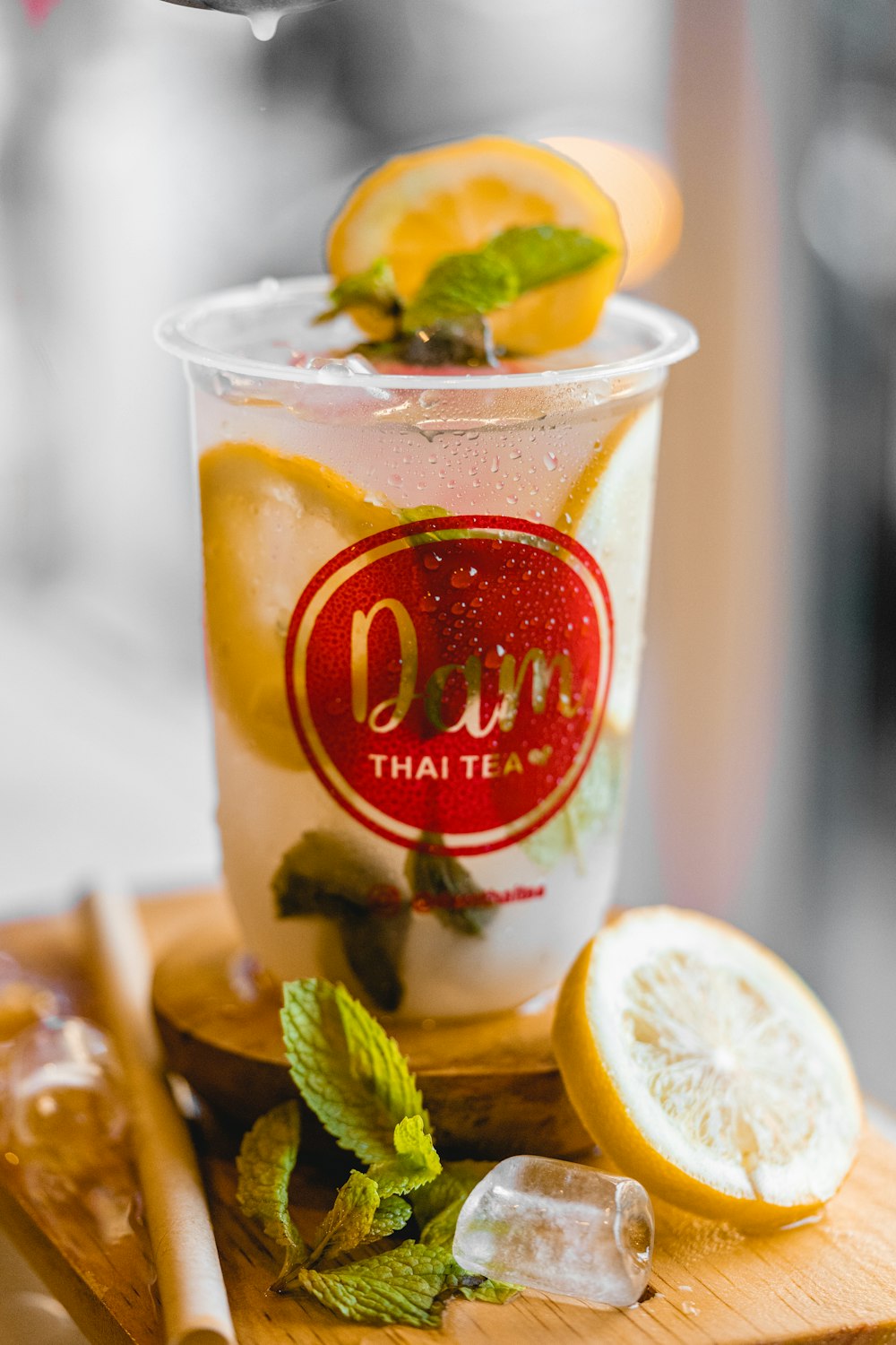 clear drinking glass with strawberry juice