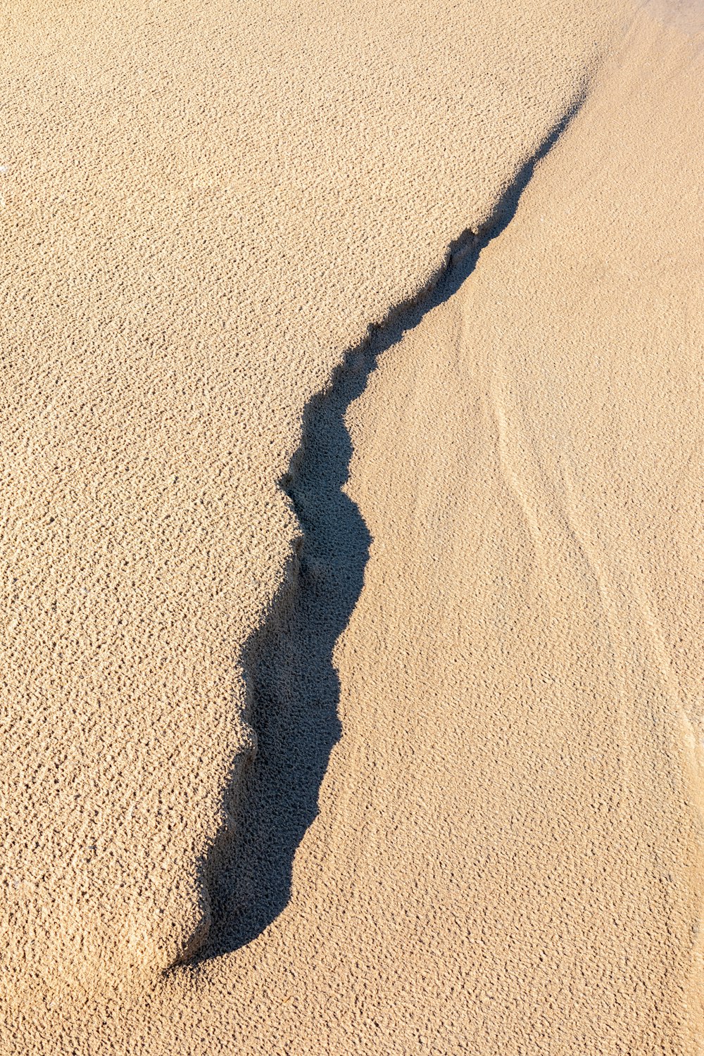 ombra di persona su sabbia marrone