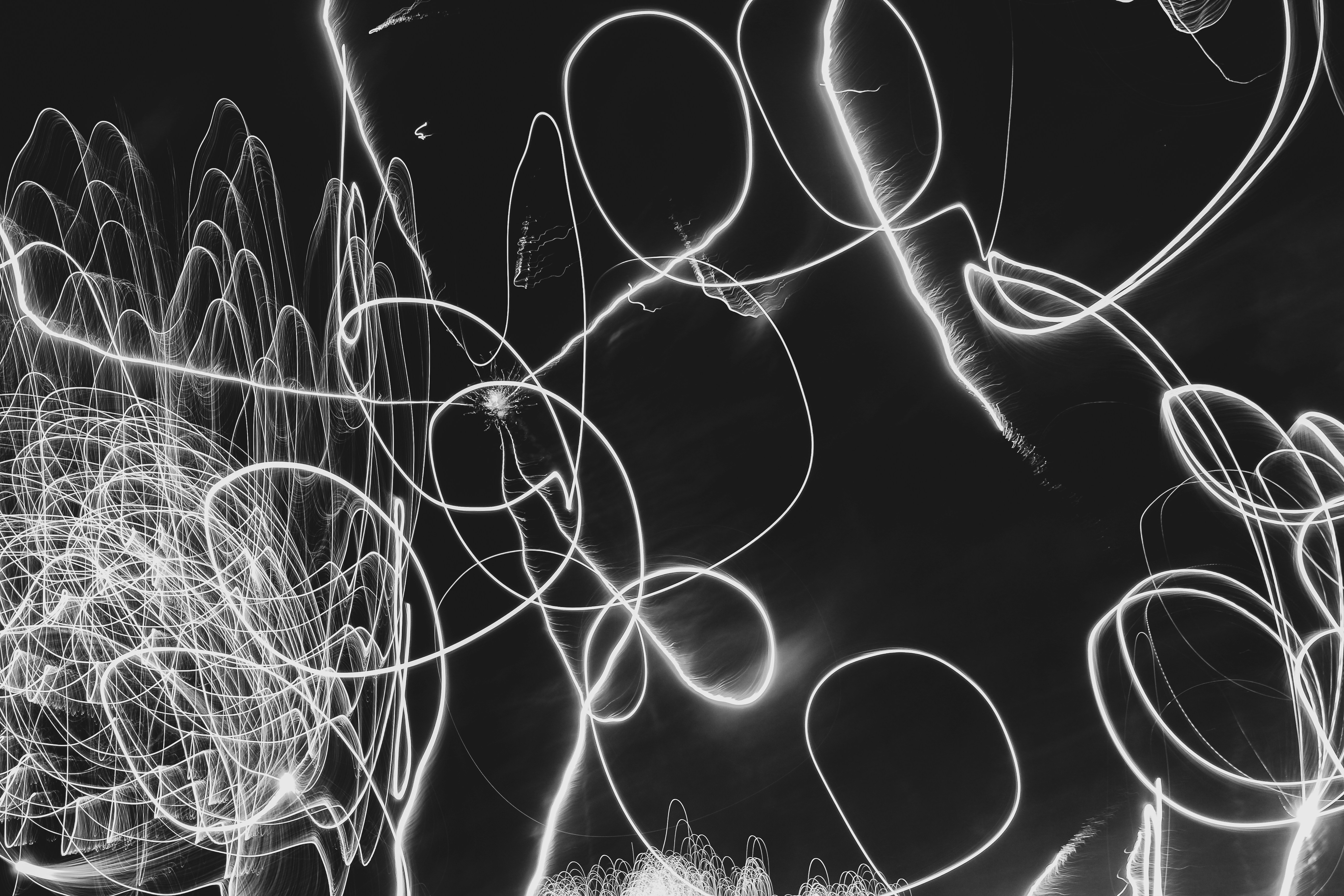 black and white abstract painting photo – Free Pattern Image on Unsplash