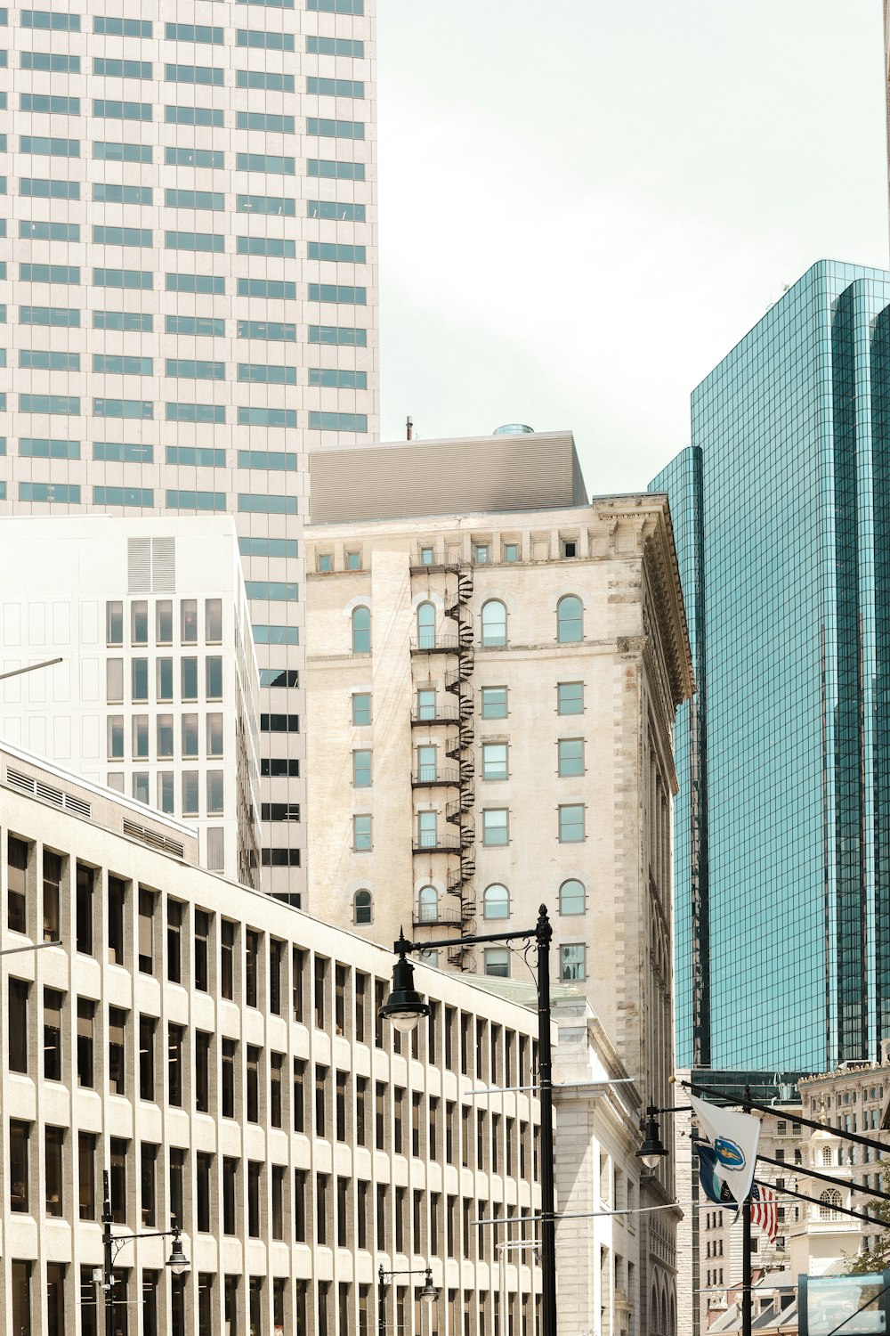 blue and white concrete building during daytime